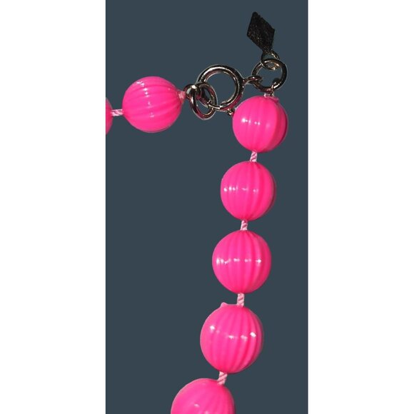 1960s Mid Mod Gorgeous Pink Beaded Necklace Sara Coventry Vintage Retro - Picture 10 of 12